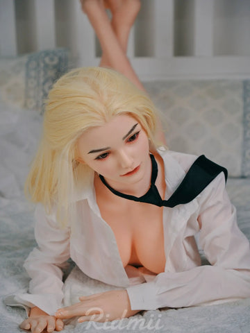 F8531-165cm/36kg  Silicone Head TPE Body Full Size Adult Sex Doll Alma| Ridmii