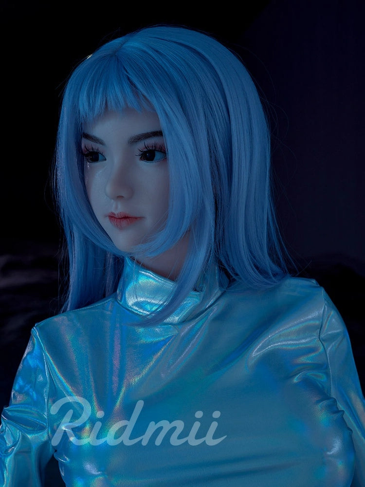 F7564-163cm/36kg Silicone Head TPE Body Full Size Adult Sex Doll Lia | Ridmii