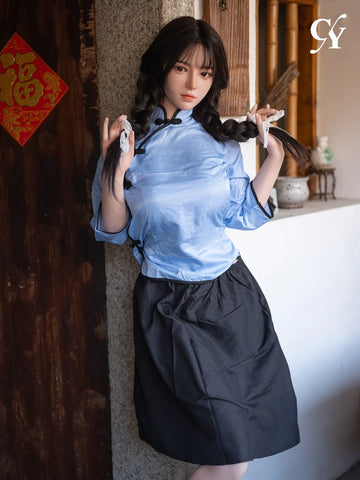 F5811—167cm/5ft5-37kg D Cup Asian Silicone Realistic Sex Doll  | TOP-CYDOLL
