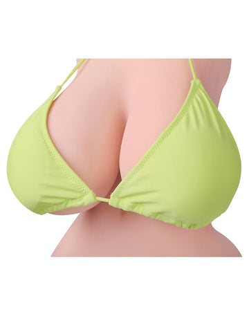 T656 - 34.2 lbs/1.87 ft Life-Size Realistic TPE BBW Torso Doll Huge Papaya Breasts with Insertable Nipples