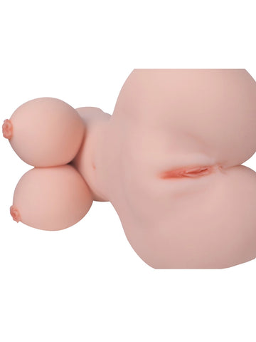 T656 - 34.2 lbs/1.87 ft Life-Size Realistic TPE BBW Torso Doll Huge Papaya Breasts with Insertable Nipples