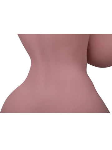 T656 - 34.2 lbs/1.87 ft Life-Size Realistic TPE BBW Torso Doll Huge Papaya Breasts with Insertable Nipples