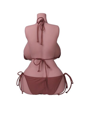 T656 - 34.2 lbs/1.87 ft Life-Size Realistic TPE BBW Torso Doll Huge Papaya Breasts with Insertable Nipples