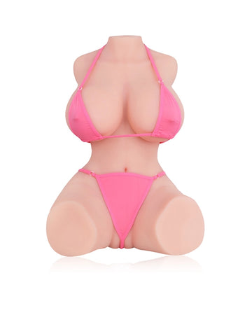 T653 - 37 lbs/1.7 ft Lifelike TPE Sex Doll Torso Doll for Men with Realistic Curves