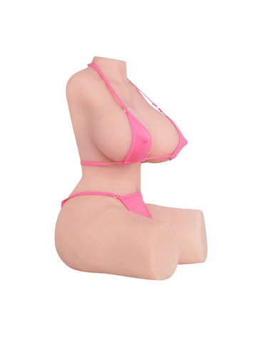 T653 - 37 lbs/1.7 ft Lifelike TPE Sex Doll Torso Doll for Men with Realistic Curves