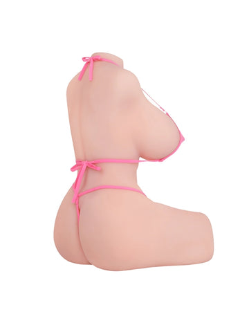 T653 - 37 lbs/1.7 ft Lifelike TPE Sex Doll Torso Doll for Men with Realistic Curves