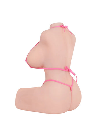 T653 - 37 lbs/1.7 ft Lifelike TPE Sex Doll Torso Doll for Men with Realistic Curves