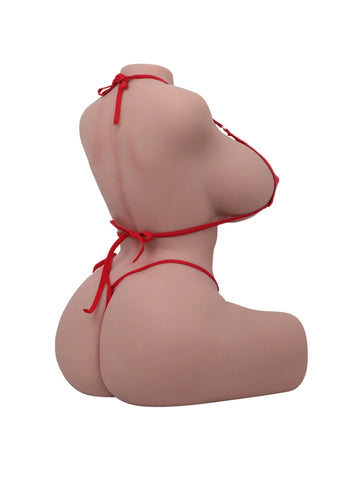 T653 - 37 lbs/1.7 ft Lifelike TPE Sex Doll Torso Doll for Men with Realistic Curves