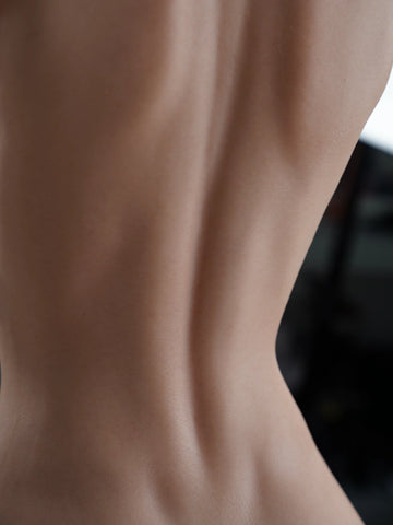 T724 - 59 lbs / 120 cm Human Size Silicone Sex Doll Torso with Long Legs and Gel Breasts | Judy Runa