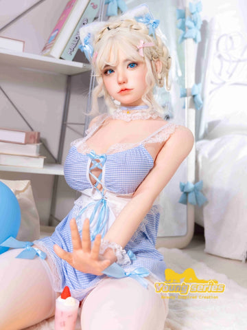 F777-154cm(5.05ft)-32kg E Cup N02 Zia Silicone Sex Doll｜Irontech Doll Young