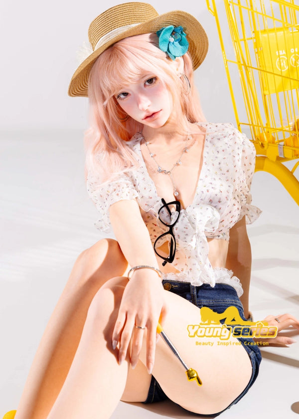 F775-166cm(5.5ft)-37.5kg E Cup N01 Mio Silicone Sex Doll｜Irontech Doll Young