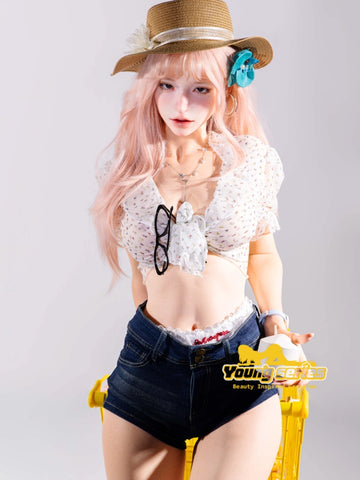 F775-166cm(5.5ft)-37.5kg E Cup N01 Mio Silicone Sex Doll｜Irontech Doll Young