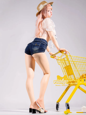 F775-166cm(5.5ft)-37.5kg E Cup N01 Mio Silicone Sex Doll｜Irontech Doll Young