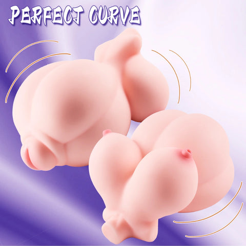 P114-7.7 lbs Fake Pussy Realistic Masturbator Mini BBW Sex Doll Hentai Torso | MRL