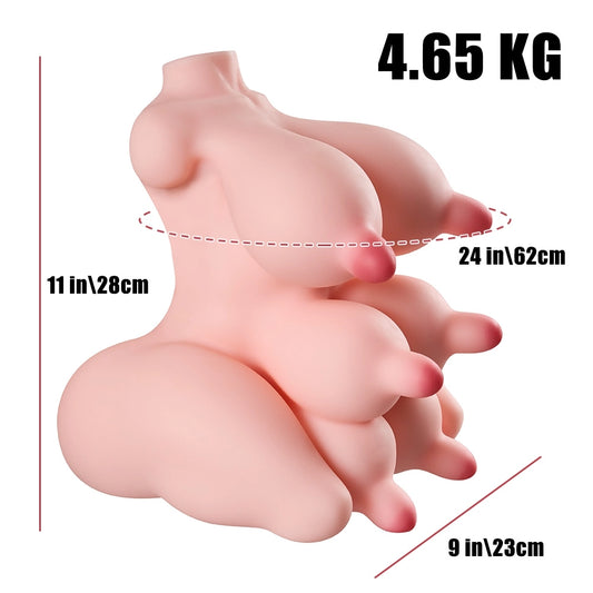 P93-10.8LB Paula Cow Girl Six Boobs Anime Sexdolls Hentai Sex Dolls Torso | MRL