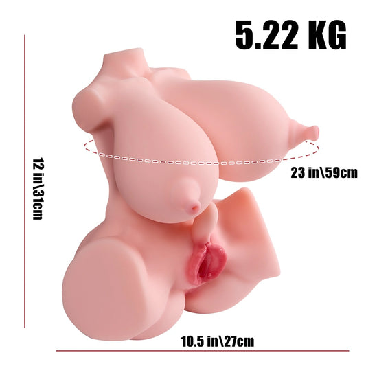 P90-11.46LB  Juli Orgasm Girl Big Clit Huge Tits BBW Fat Hentai Sex Dolls Torso | MRL