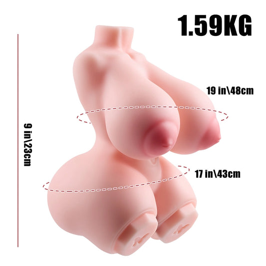 P92-3.5LB Juli 3.5LB Remi Mini Love Doll Lifelike Pocket Pussy Hentai Sex Dolls Torso | MRL