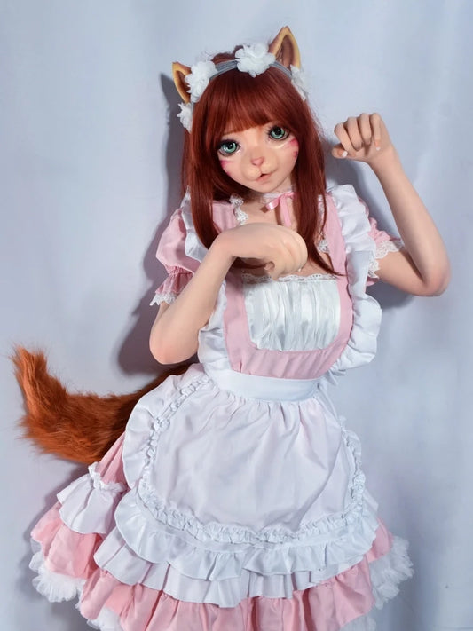 F1527-Elsa Babe-150cm/5ft-27.5kg Full Silicone Sexy Little Anime Furry Sex Dolls | Elsa Babe