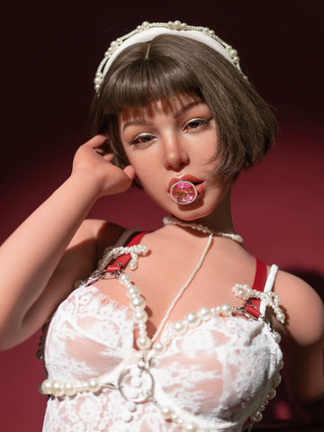 F5627-165cm/5ft5-37kg D Cup Hair Implant Head Silicone BBW Sex Doll(ZELEX SLE 2.0)【In Stock USA & Canada】｜Zelex Doll