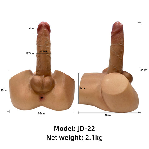 T659 - 4.6 lbs Realistic Dildo For Silicone Sex Doll Torso Toy Male Masturbator | Judy Rona