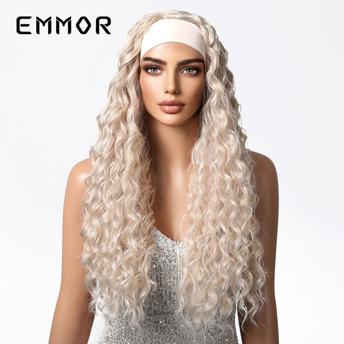 KW003 – Doll Wig Blonde Long Loose Curls