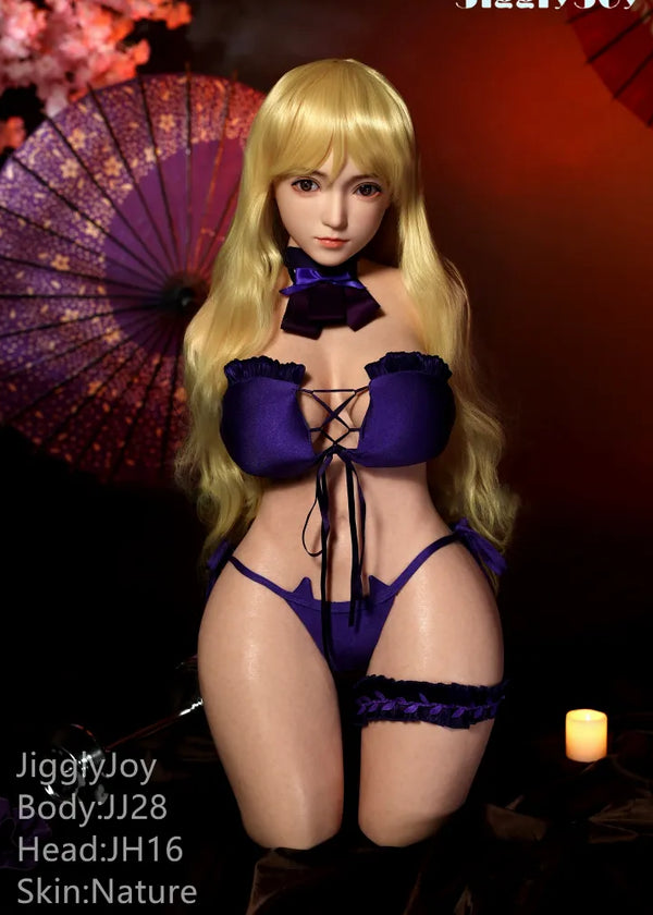 T1027-96cm-44lbs Ultra Soft Silicone Realistic Sex Doll Torso with Head Doris｜Jigglyjoy