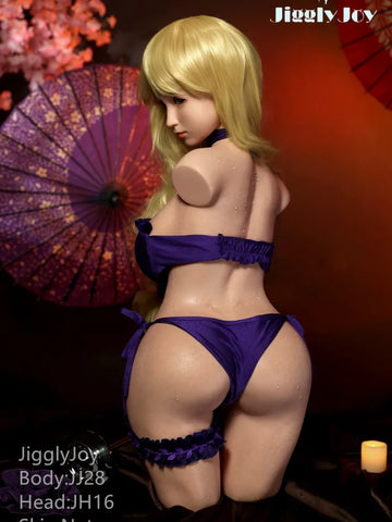 T1027-96cm-44lbs Ultra Soft Silicone Realistic Sex Doll Torso with Head Doris｜Jigglyjoy