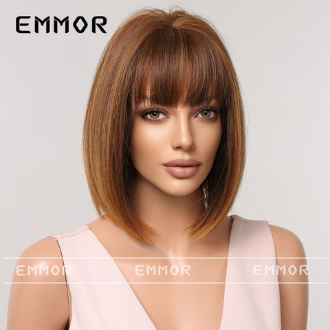 KW004 – Doll Wig Dark Red Short Straight Bob