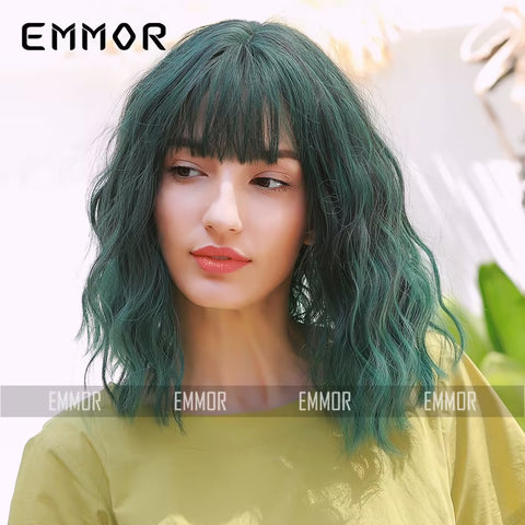 KW001-Doll Wig Golden Medium Curly