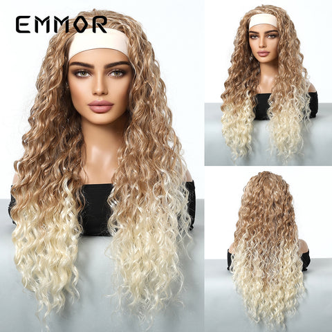 KW003 – Doll Wig Blonde Long Loose Curls
