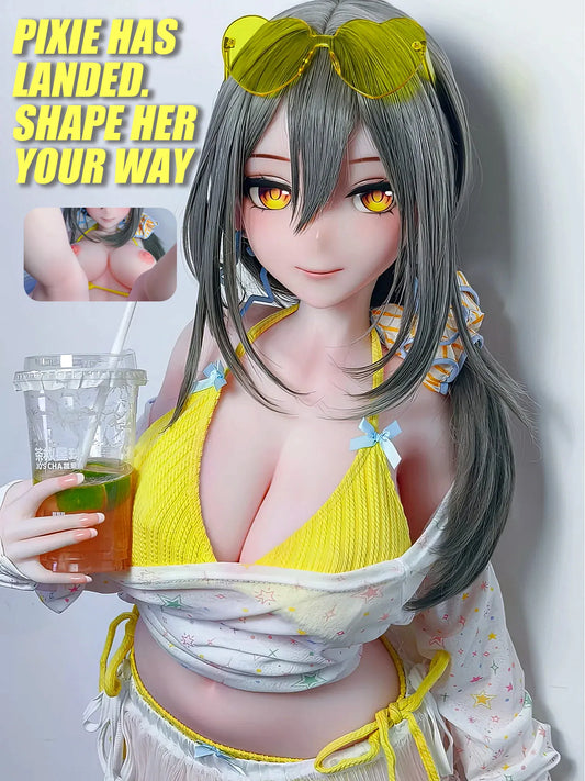 F9414-151cm/4ft11-29kg Silicone Anime Hentai Sex Doll | Elsa Babe