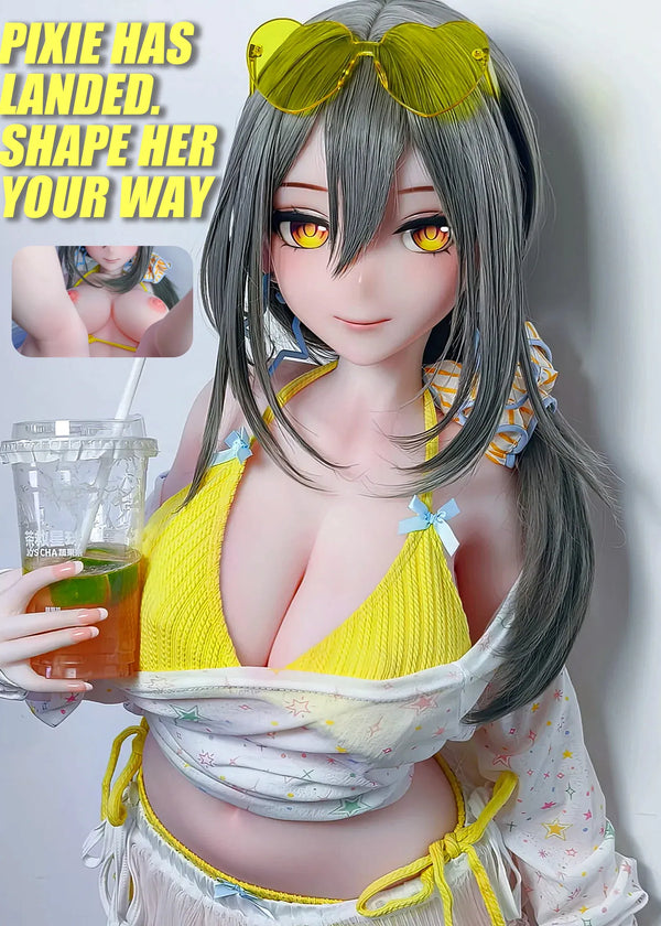 F9414-151cm/4ft11-29kg Silicone Anime Hentai Sex Doll | Elsa Babe