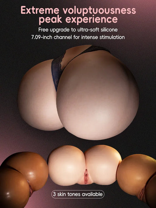 A499-84.92LB BBW Big Booty Sex Doll Torso Silicone Extreme Voluptuousness Peak Experience| LoveNestle Series