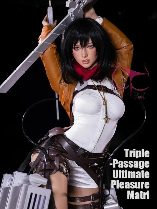 F1060-159cm(5.2ft)-37kg A Cup Chloe Sexy Realistic Petite TPE Life Size Anime Sex Doll｜Fun West Doll