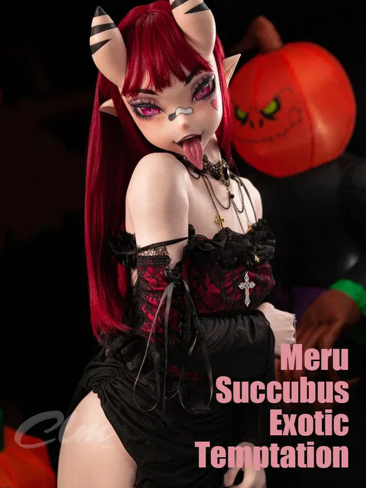F2169-157cm(5.15ft)-35kg C Cup  Meru Fantasy Tiny Alien Silicone Hentai Furry Sex Doll丨Climax Doll Ultra