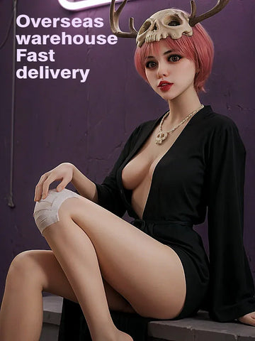 F4918-150cm(4ft9)-26.2kg B Cup Small Breast TPE Robot Naked Sex Doll | Aibei Doll