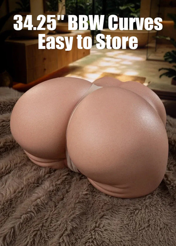 A763-24.9lb Realistic Big Ass Silicone Huge Ass Sex Doll Torso Big Butt Sex Doll Male Masturbator