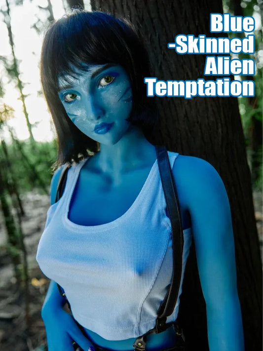 F1506-158cm(5ft2)-38.5kg D Cup Tifa Fantasy Silicone Head Alien Sex Doll|Climax Doll