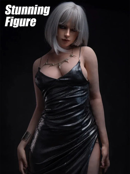 F1974K-170cm(5.6ft)-43kg D Cup S38 Flora ROS Thick Ass Highest Quality Silicone full size sex doll ｜Real Lady