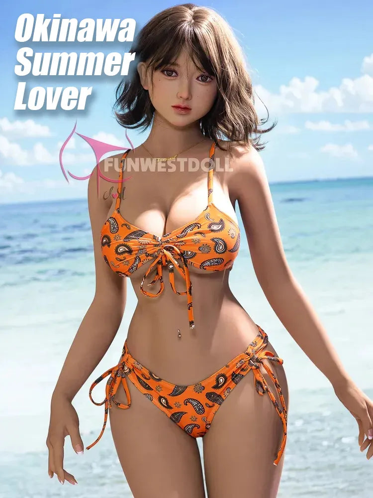 F2195-157cm(5.2ft) G Cup TPE Japanese Sun-Kissed Beauty Young Sex Dolls Japanese Amy｜Fun West Doll