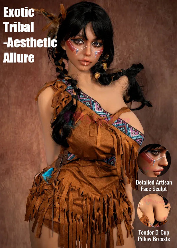 F2434-159cm(5.2ft)-39kg D Cup Silicone Head Life Size Sex Doll【IN STOCK US/EU】｜Sigafun Doll