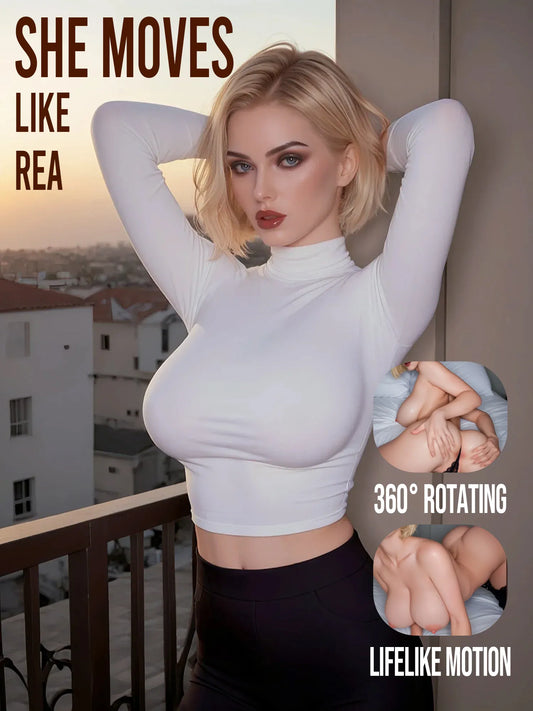 F6129-170cm/5ft6 40kg  D Cup Movable jaw TPE+silicone Head Sex Doll Robot |SY Doll
