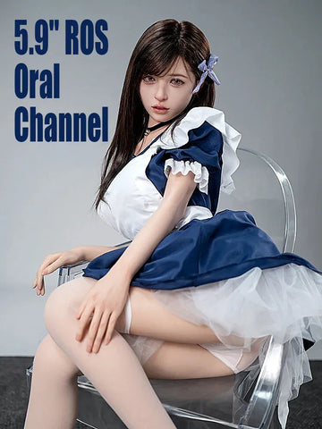 F744—157cm/5ft2-34kg D Cup Silicone Realistic Japanese Sex Dolls with ROS Head | TOP-CYDOLL