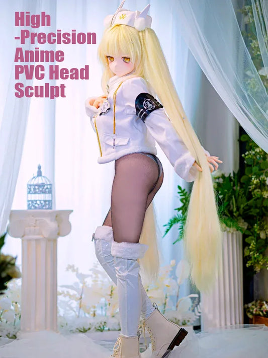F7685- 157cm(5.1ft)-33kg B Cup Anime PVC Head Silicone Hentai Sex Doll丨WM Doll
