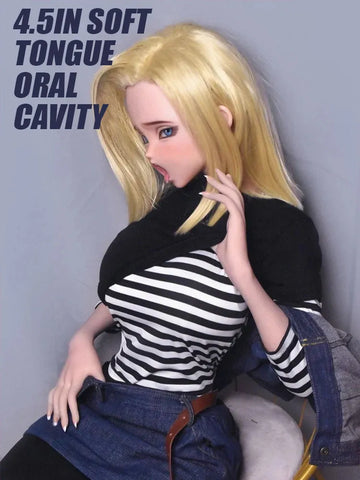 F8037-150cm/5ft-27.5kg Silicone  Anime Hentai Sex Doll | Elsa Babe