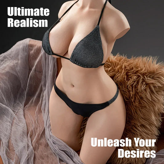 T665-32lbs/76cm Luxury Silicone Life Sized Sex Doll Torso– Robotic & Realistic Ultimate Realism Unleash Your Desires