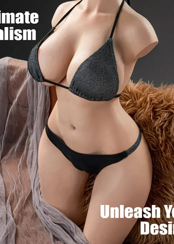 T665-32lbs/76cm Luxury Silicone Life Sized Sex Doll Torso– Robotic & Realistic Ultimate Realism Unleash Your Desires