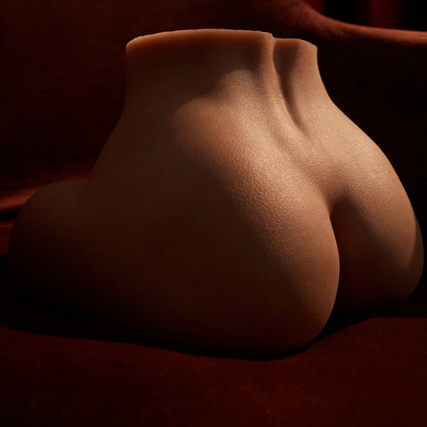 A898-(9.92lb)Silicone Realistic Sex Doll Torso Ass 3D Soft Vagina Gel Butt - Climax Doll