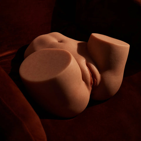 A898-(9.92lb)Silicone Realistic Sex Doll Torso Ass 3D Soft Vagina Gel Butt - Climax Doll