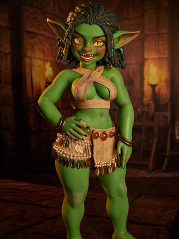 F8699-7.15kg/15.76lb Lightweight Fantasy Silicone Hentai Goblin Sex Dolls Si70 AT Kaela | Climax Doll